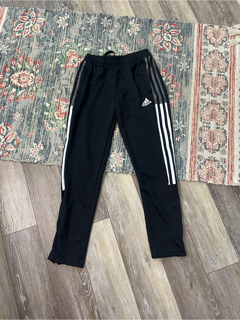 Adidas skinny active zipper side bottoms pants